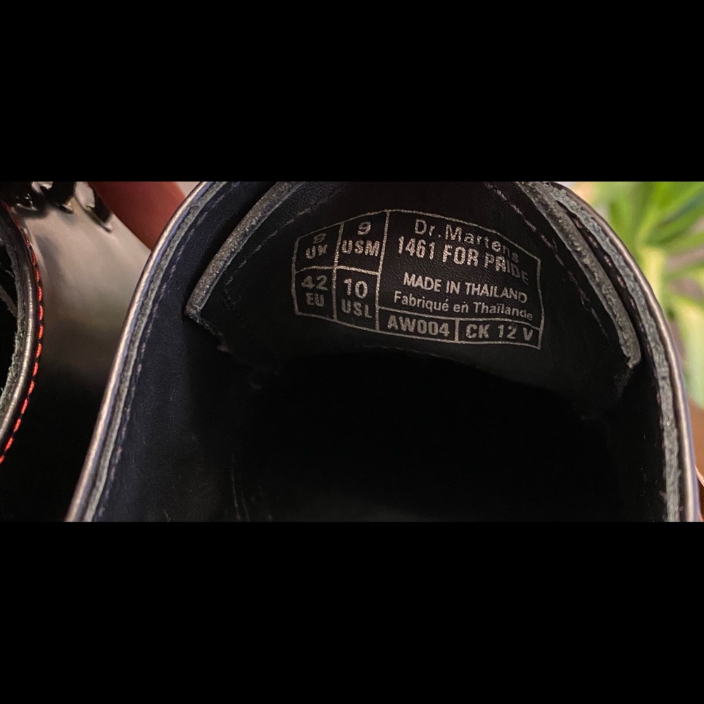 ❌SOLD❌Dr. Martens 1461 FOR PRIDE SMOOTH LEATHER OXFORD SHOES - Picture 4 of 6